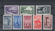 ROMANIA 1940 LP 141 STRAJA TARII VEDERI SERIE MNH foto