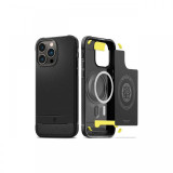 Husa iPhone 14 Pro Spigen Rugged Armor MagSafe Matte Black