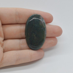 Cabochon agat moss 41x24x6mm c3