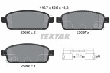 Set placute frana TEXTAR 2509606