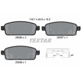 Set placute frana TEXTAR 2509606