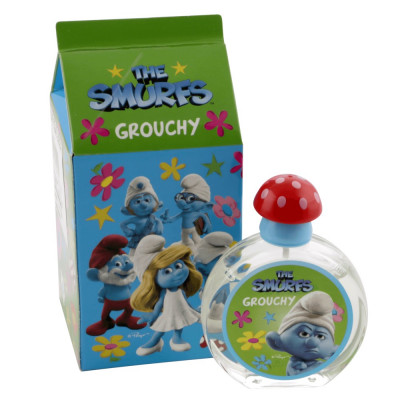 Apa de toaleta Grouchy The Smurfs, 50 ml, pentru baieti, Verde foto