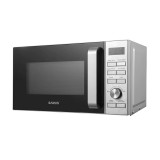 Cuptor cu microunde Samus, 20 l, 700 W, 6 trepte putere, control digital, 6 programe, inox, Argintiu