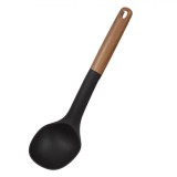 Lingură Plastic Supă, 32 cm, Negru, M&acirc;ner Maro, Oem