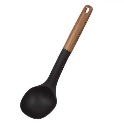 Lingură Plastic Supă, 32 cm, Negru, M&amp;acirc;ner Maro foto