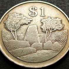 Moneda exotica 1 DOLAR - ZIMBABWE, anul 1980 * cod 1332 B
