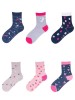 Sosete pentru fetite colorate - Diverse modele (Marime Disponibila: Marimea 28), YO!