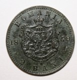2 BANI 1879 . DETALII EXCELENTE .
