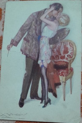 Carte postala, 1921 foto