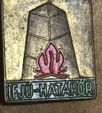 ISGSTR2 Insigna veche Ungaria - Ifju Hataror (Tanarul Granicer), pionieri / militaria