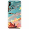 Husa silicon pentru Apple Iphone X, Artistic Landscape