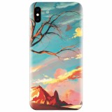 Husa silicon pentru Apple Iphone X, Artistic Landscape