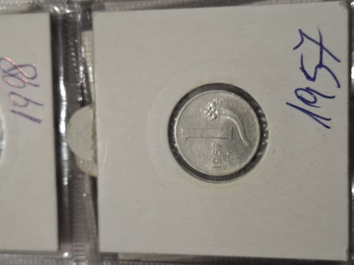 1 lira 1957