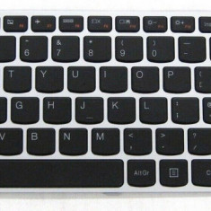 Tastatura Laptop, Lenovo, IdeaPad 500-15ISK, 500-15ACZ, 300-15ISK, 300-15IBR, 300-17ISK, iluminata, neagra, layout UK