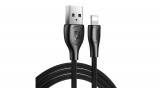 Remax Lesu Pro K&aacute;bel USB Lightning, 2.1A, 1m (fekete)