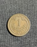 Moneda 1 heller 1895 Austria, Europa