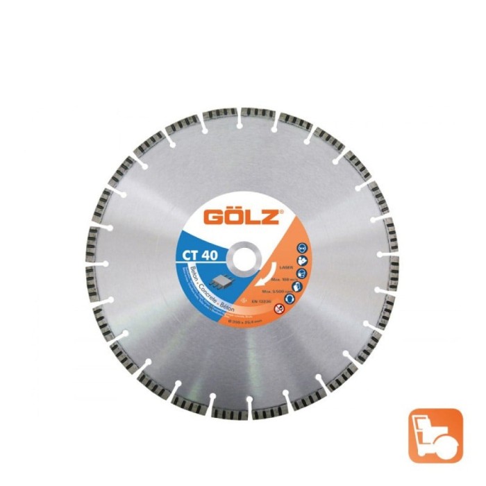 Disc diamantat pentru beton Premium GOLZ CT 40-450, 450mm
