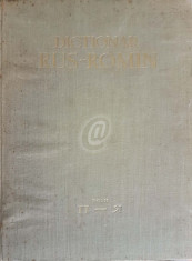 Dictionar rus-roman, vol. 2 foto