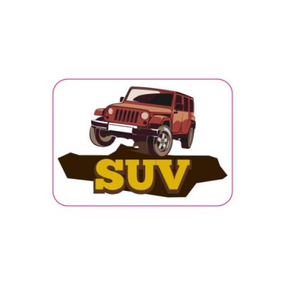 Abtibild &amp;quot;SUV &amp;quot; Cod:TAG 057 / T2 Automotive TrustedCars foto