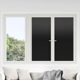 vidaXL Folie pentru Fereastră Statică Negru 90 x 500 cm PVC 3394702