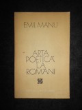 Emil Manu - Arta poetica la romani