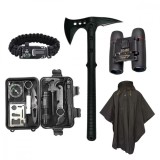 Kit Supravietuire Ultimate Survival Pack, 16 in 1, multifunctional, camping