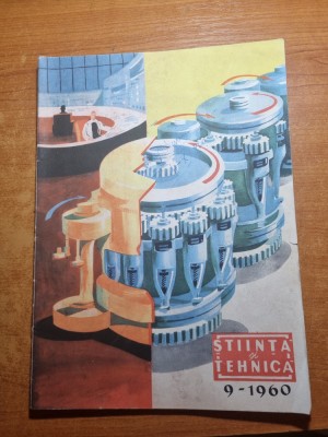 stiinta si tehnica septembrie 1960-art. si foto cu noul cartier giulesti,t.vuia foto
