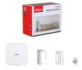 Kit alarma wireless Dahua 868 MHz cu hub Wi‑Fi/Ethernet si PIR