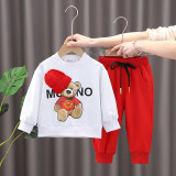 Trening pentru baietei - Red Teddy (Marime Disponibila: 6-9 luni (Marimea 19