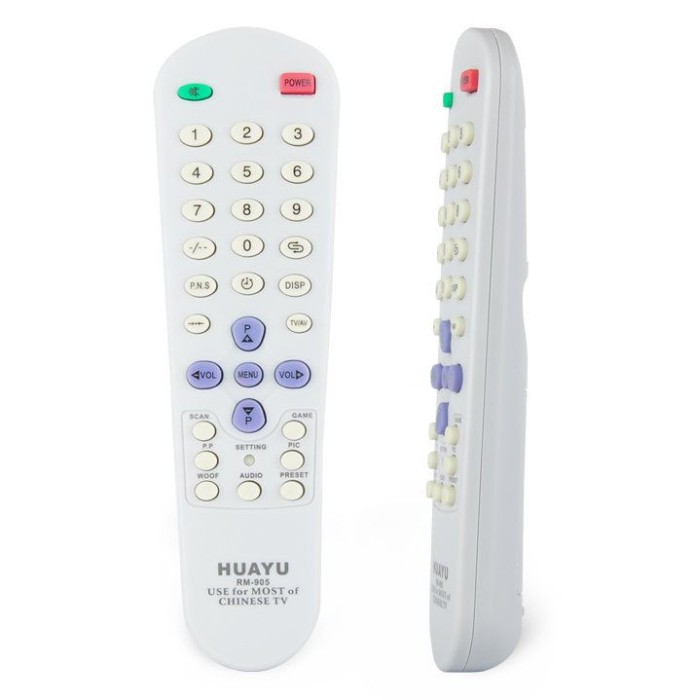 Telecomanda universala TV MODELE CHINEZESTI Huayu RM-905 (functioneaza fara configurare)