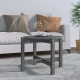 Gossi masuta de cafea, gri, &Oslash; 62,5x45 cm, lemn masiv de pin
