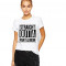 Tricou dama alb - Straight Outta Pantelimon - 2XL