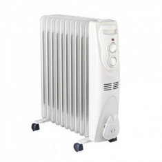 Calorifer electric cu ulei Strend Pro OR-003.11, putere 2000 W, 11 elementi, Alb foto