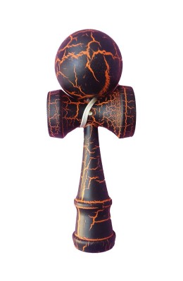 Kendama profesionala negru/portocaliu, 5KD foto