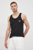 Versace tricou bărbați, culoarea negru