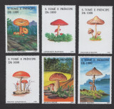 SAO TOME 1995 CIUPERCI, Nestampilat