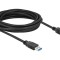 Cablu USB A-USB B, aurit, 5m