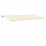 Cumpara ieftin Copertina electrica cu LED si senzor 6 x 3 m Crem