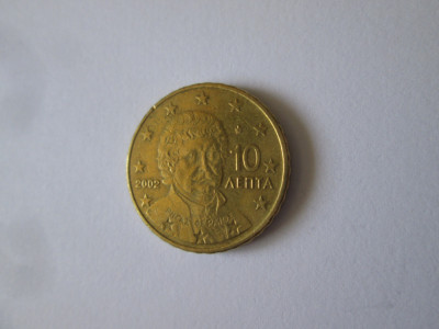 Grecia 10 Euro Cent 2002 foto