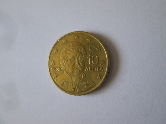 Grecia 10 Euro Cent 2002