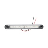Lampa de gabarit laterala LED alba 12-24V, 12 LED-uri, Breckner FR0179