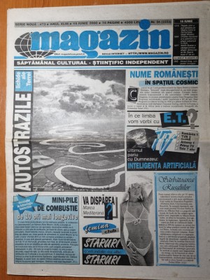 ziarul magazin 15 iunie 2000-gelu nitu, jessica simpson foto