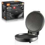 Aparat pentru preparat pizza RAF, 1100 W, poate fi folosit si ca gratar electric si tava de copt