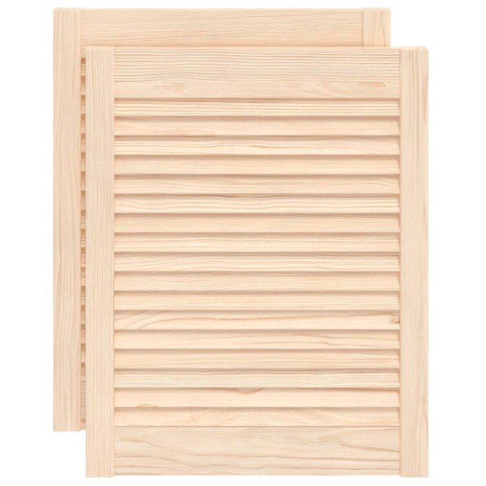 Usi de dulap design lambriu 2 buc. 61,5x49,4 cm lemn masiv pin