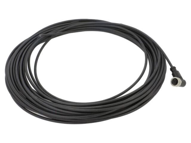 Conector M12 mufă mamă 4 pini &icirc;n unghi cu cablu 20m HARTING
