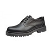 Bocanci barbati model semi din piele naturala Negru, Army Troops