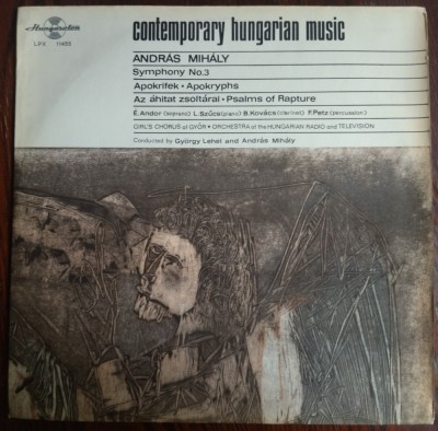 DISC LPX 11455 HUNGAROTON: ANDRAS MIHALY (CONTEMPORARY HUNGARIAN MUSIC) [1970] foto