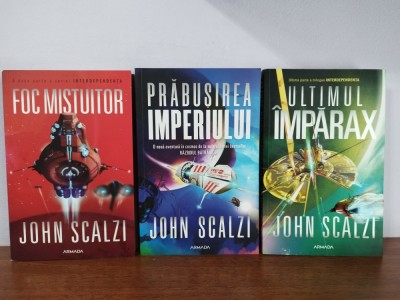 John Scalzi &amp;ndash; seria Interdependenta (3 volume) foto
