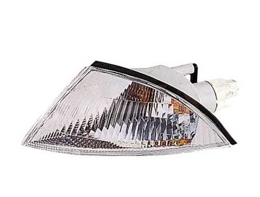 Lampa semnalizare fata Mitsubishi Carisma (Da0), 07.95-10.00, Alba, fara suport bec , parte Fata, omologare ECE, MB952158; ME952158, Dreapta