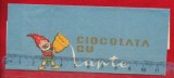 Ambalaj Ciocolata cu Lapte - Dezrobirea Brasov anii 60